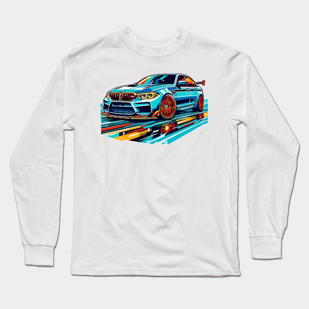 BMW M5 Long Sleeve T-Shirt by Vehicles-Art